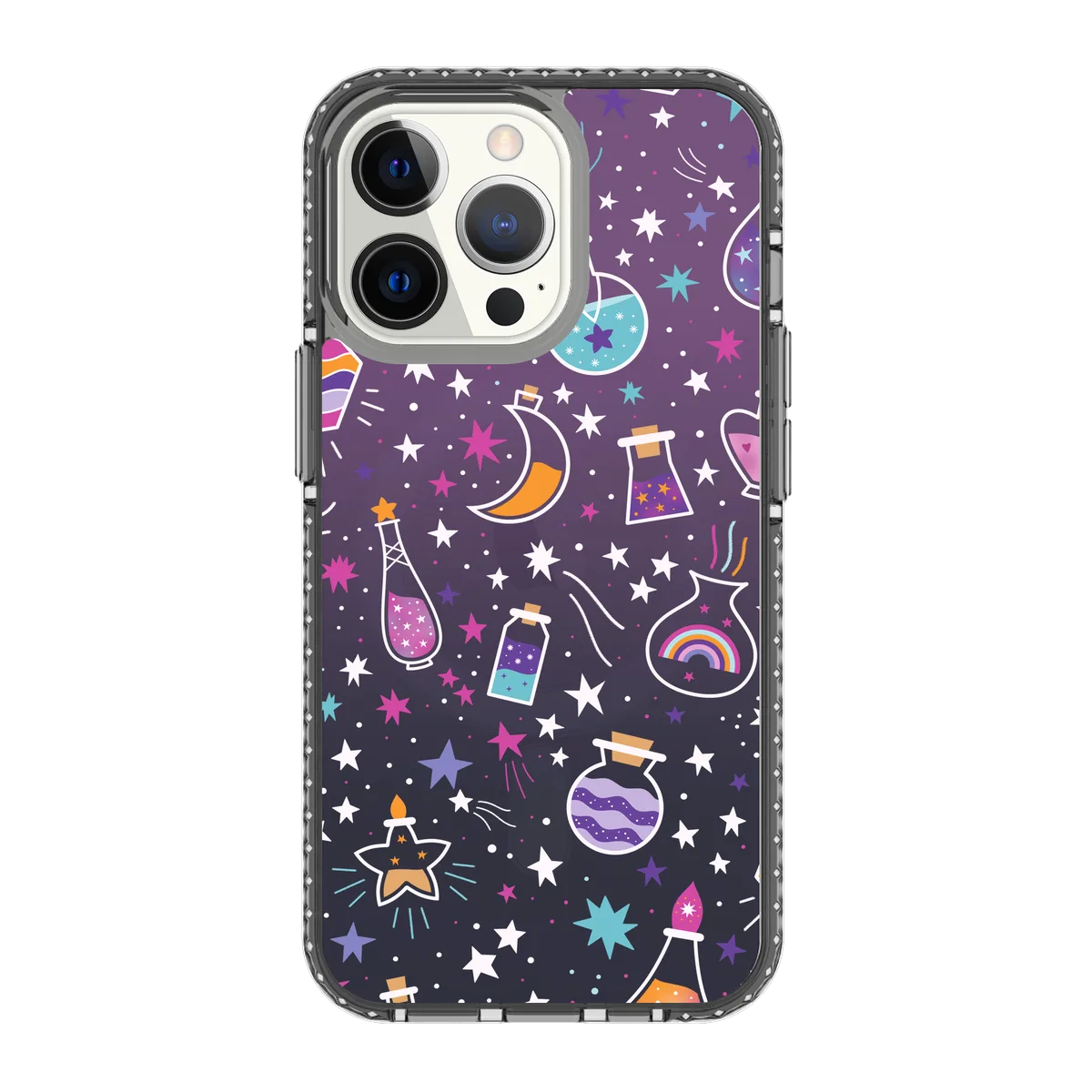5566-iphone-13-pro-golden-case-magsafe-compatible-transparent-black