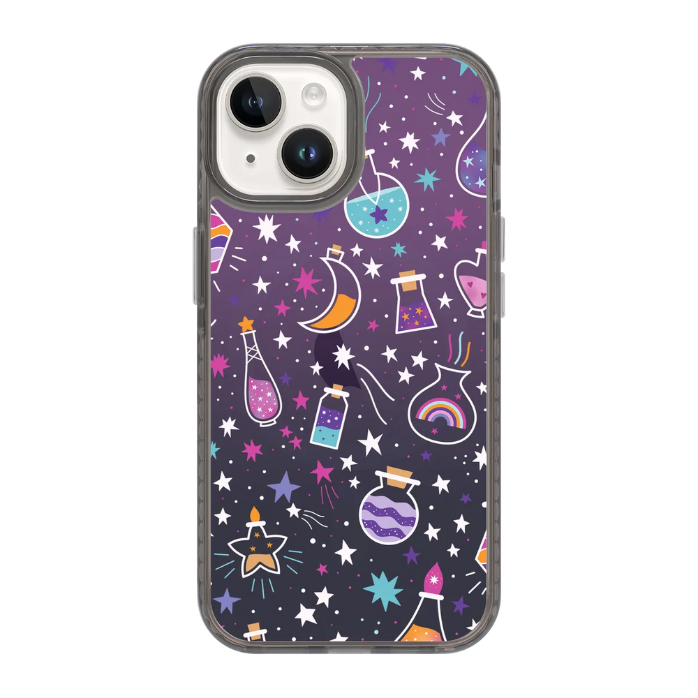 5566-iphone-15-golden-case-magsafe-compatible-transparent-black