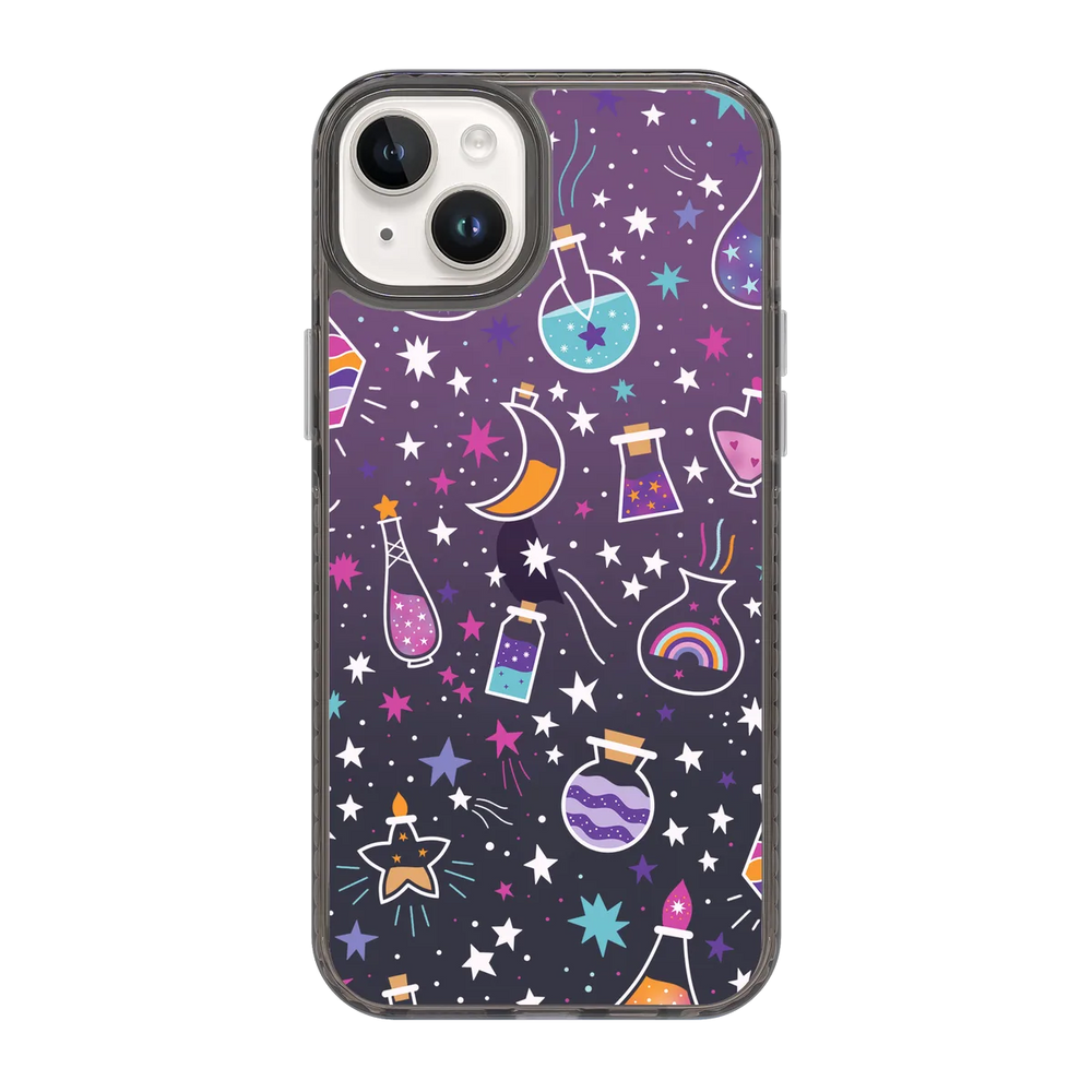 5566-iphone-15-plus-golden-case-magsafe-compatible-transparent-black