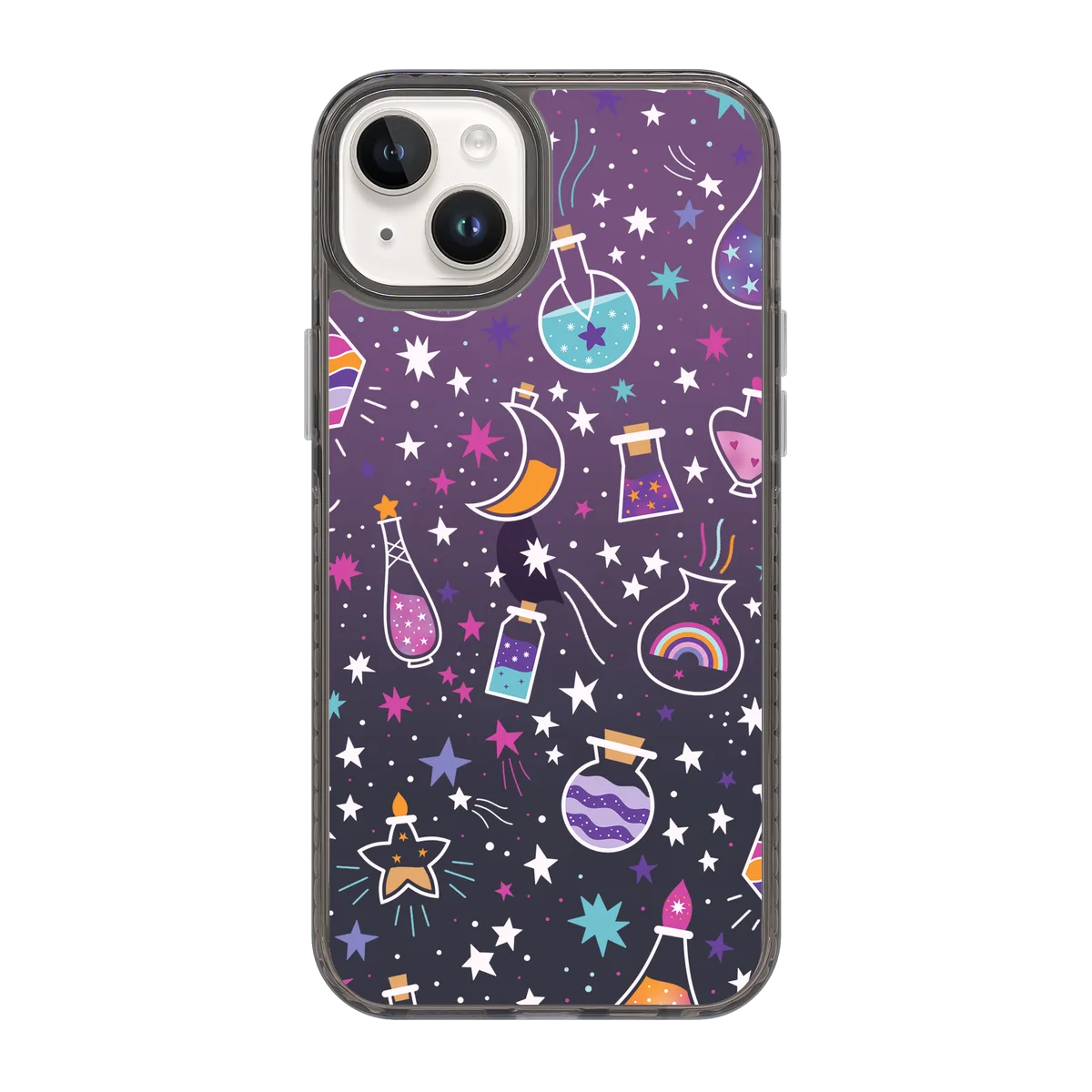 5566-iphone-15-plus-golden-case-magsafe-compatible-transparent-black