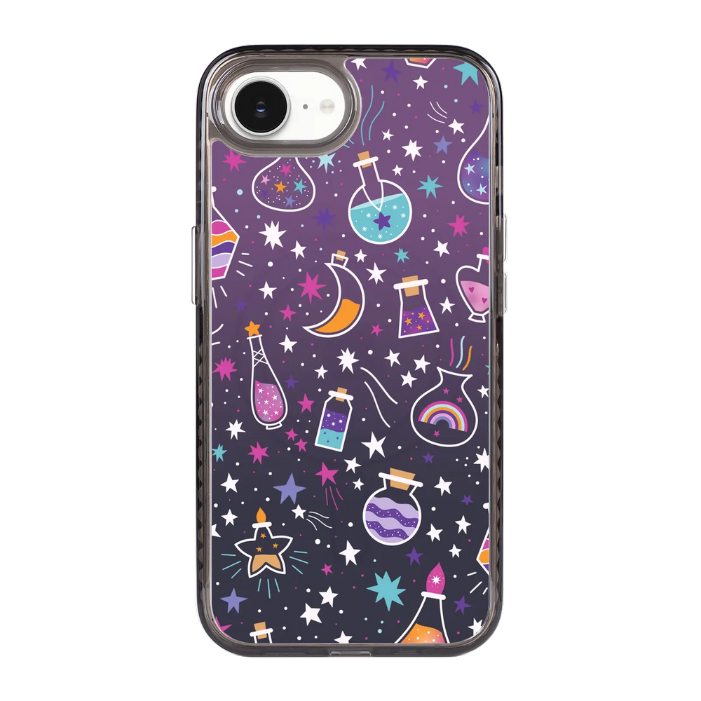 5566-iphone-16-e-golden-case-magsafe-compatible-transparent-black