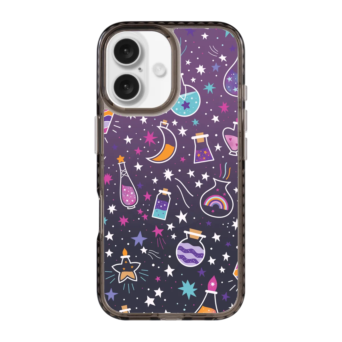 5566-iphone-16-golden-case-magsafe-compatible-transparent-black