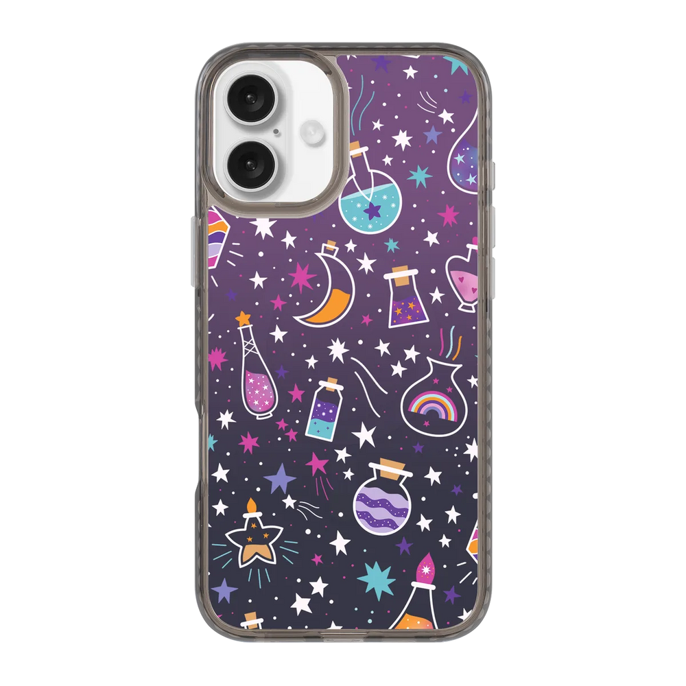 5566-iphone-16-plus-golden-case-magsafe-compatible-transparent-black