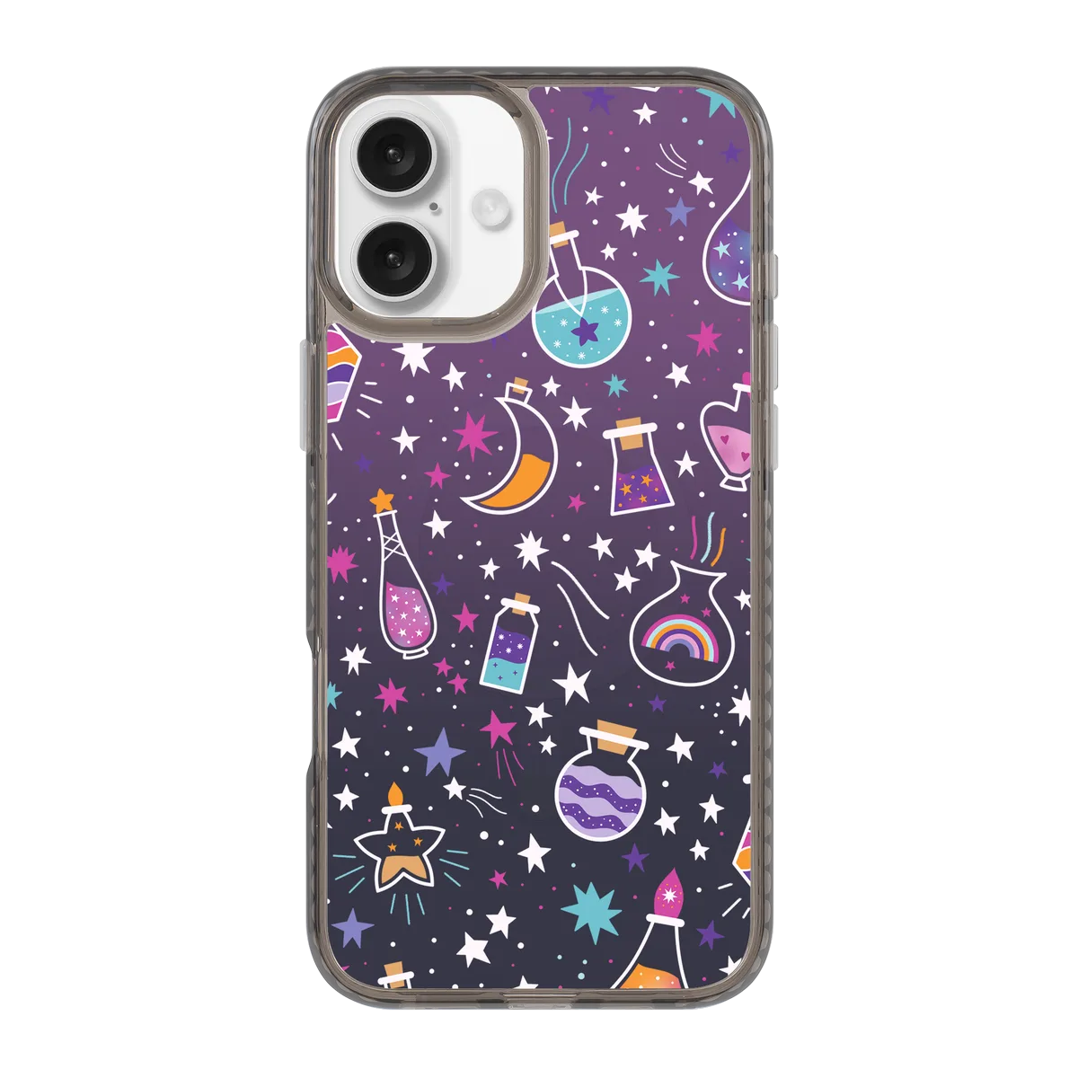 5566-iphone-16-plus-golden-case-magsafe-compatible-transparent-black