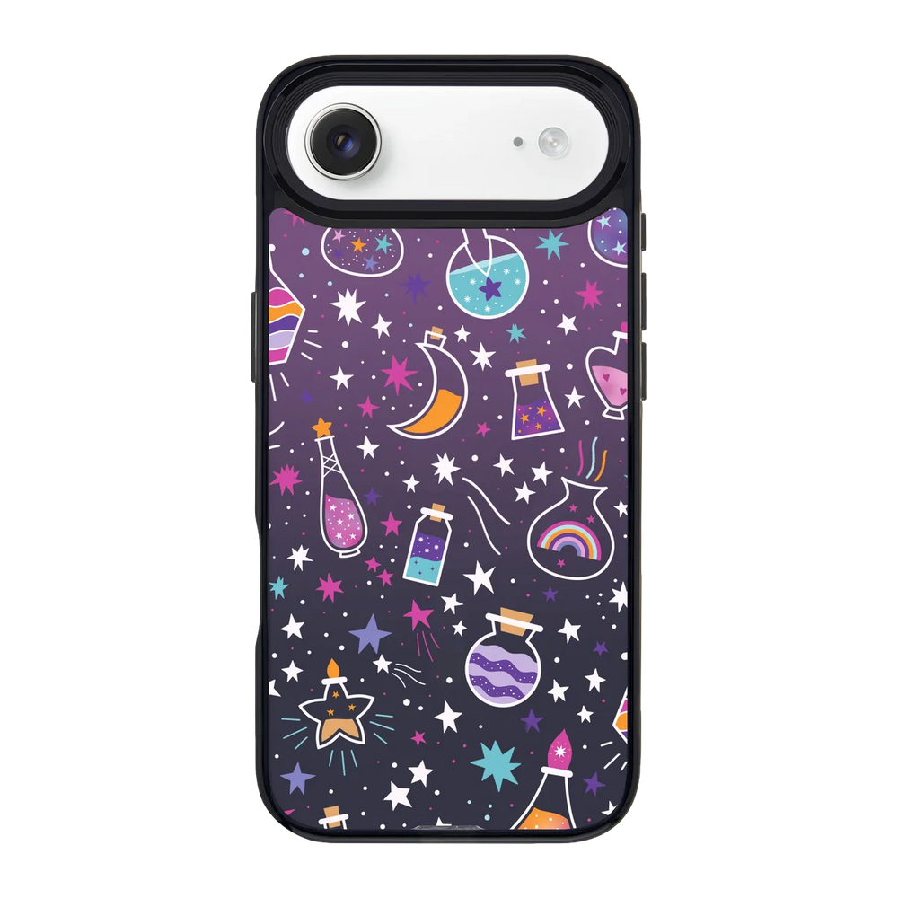 5566-iphone-17-air-goldensnap-case-magsafe-compatible-transparent-black