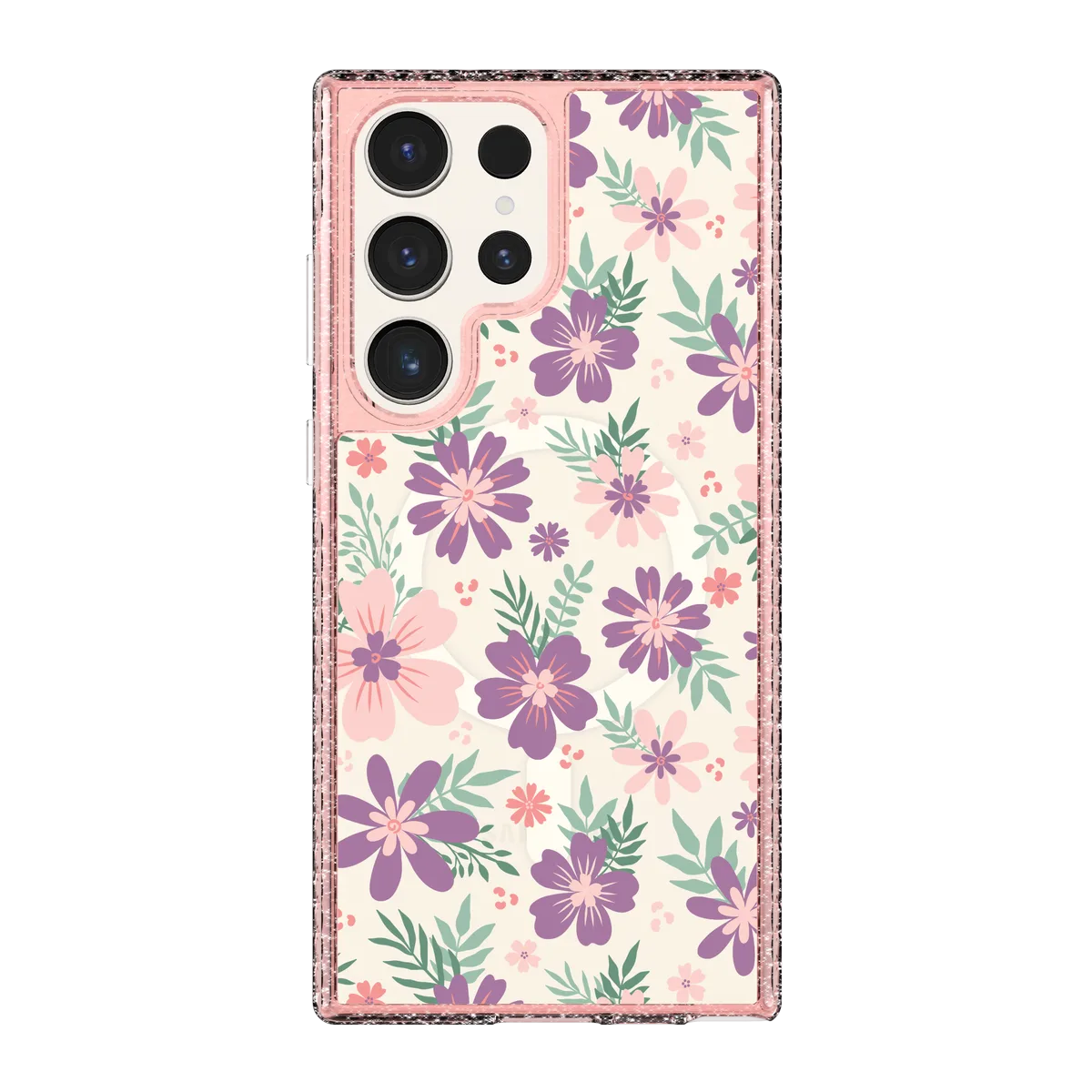 5578-galaxy-s23-ultra-golden-case-magsafe-compatible-pink-glitter