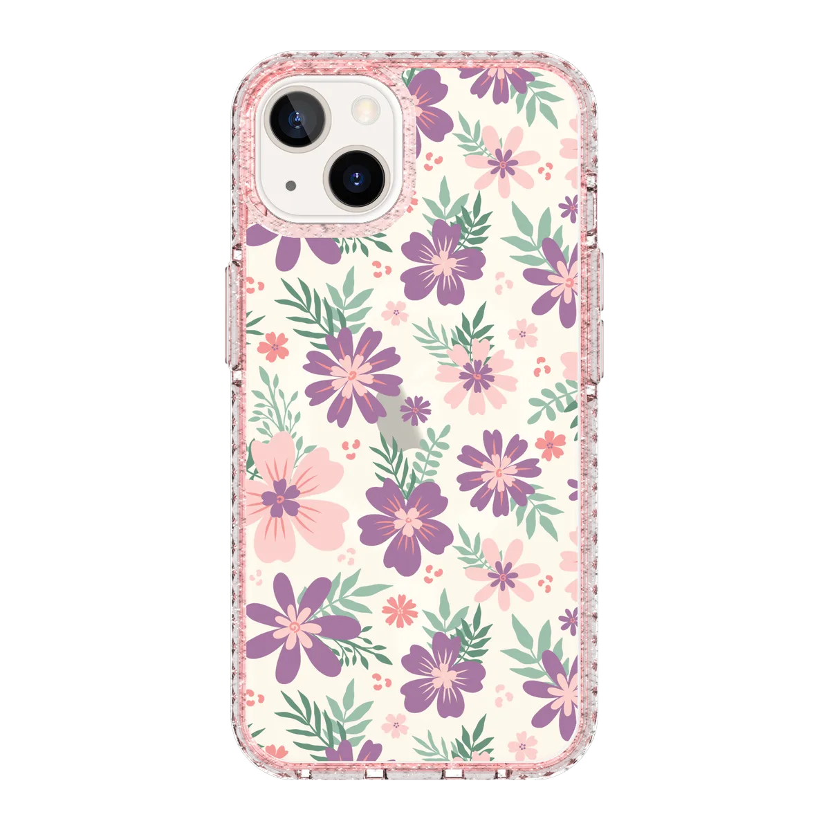 5578-iphone-13-golden-case-magsafe-compatible-pink-glitter