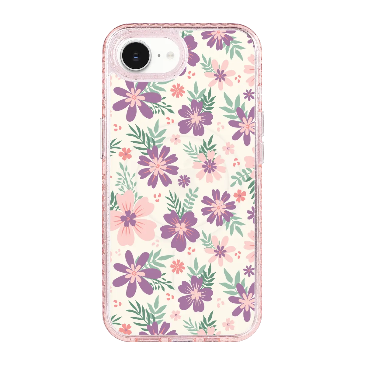 5578-iphone-16-e-golden-case-magsafe-compatible-pink-glitter