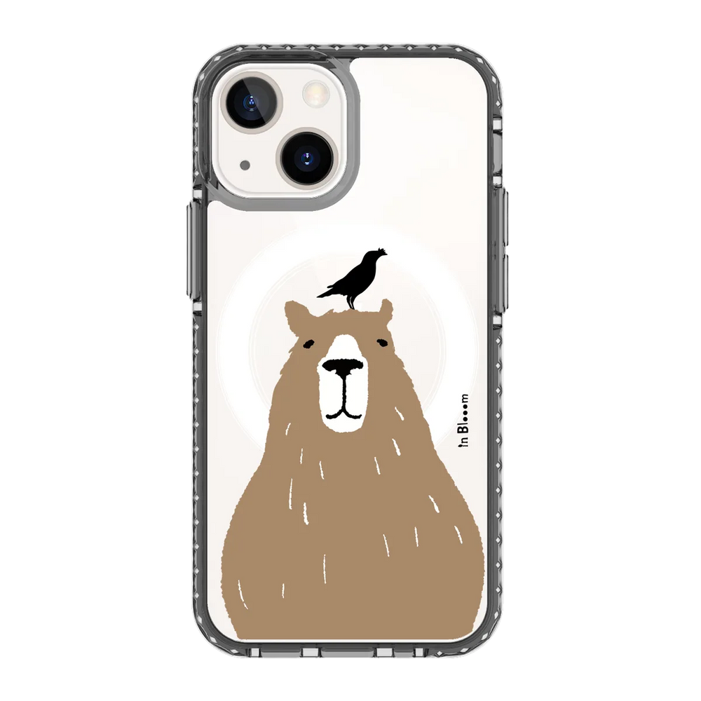 5593-iphone-13-mini-golden-case-magsafe-compatible-transparent-black