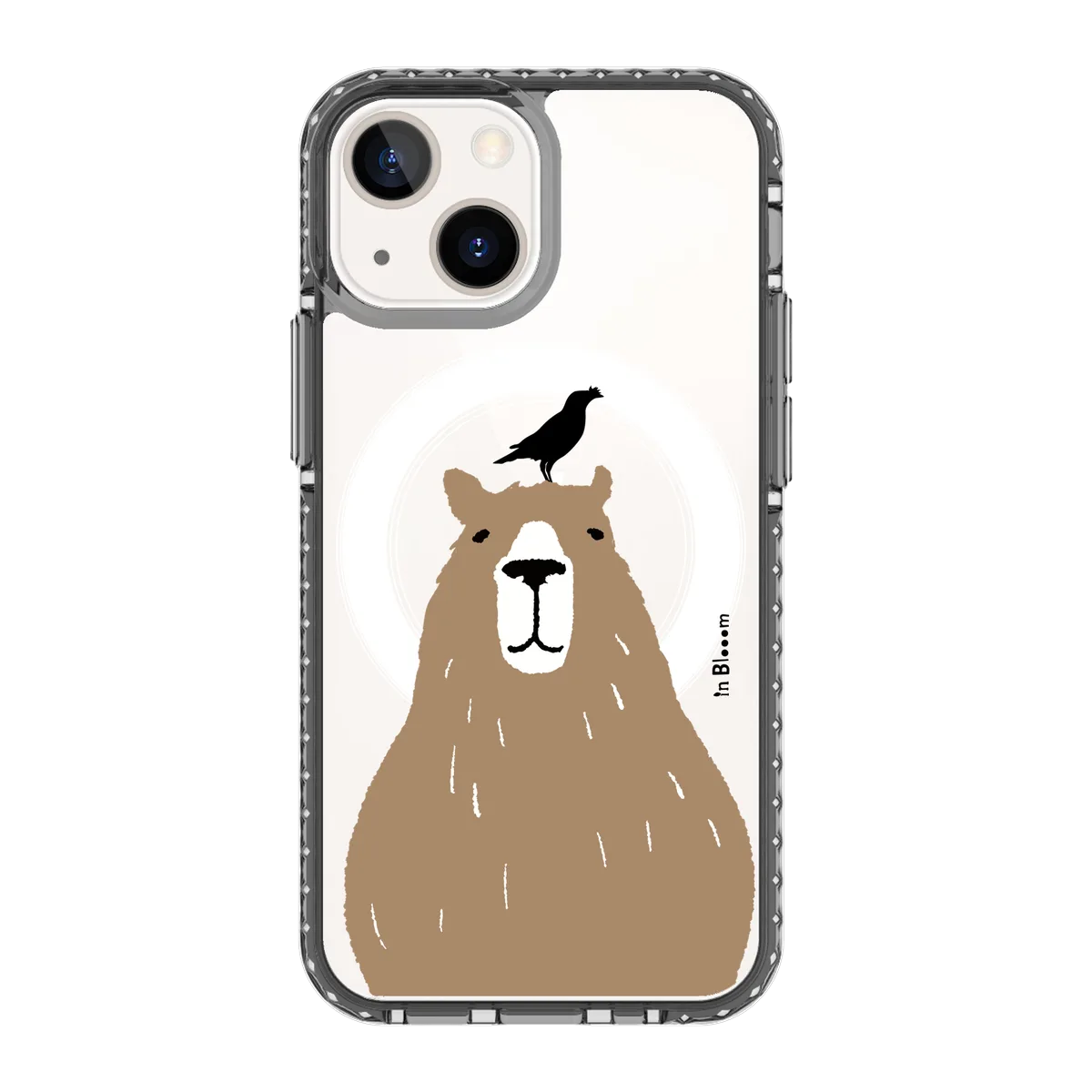 5593-iphone-13-mini-golden-case-magsafe-compatible-transparent-black