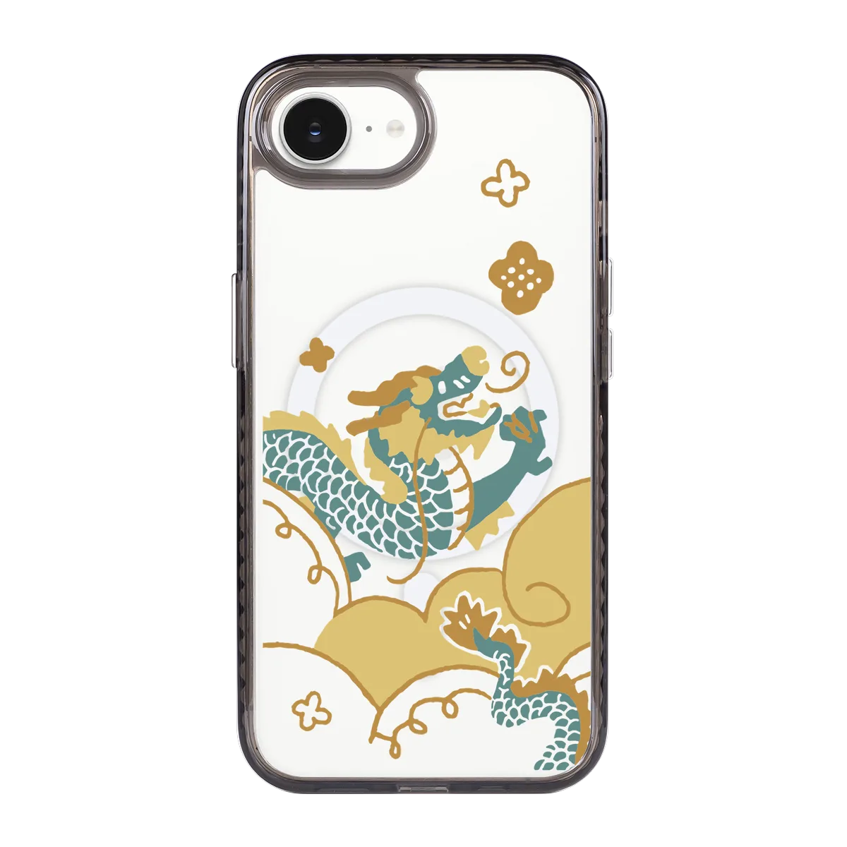5596-iphone-16-e-golden-case-magsafe-compatible-transparent-black