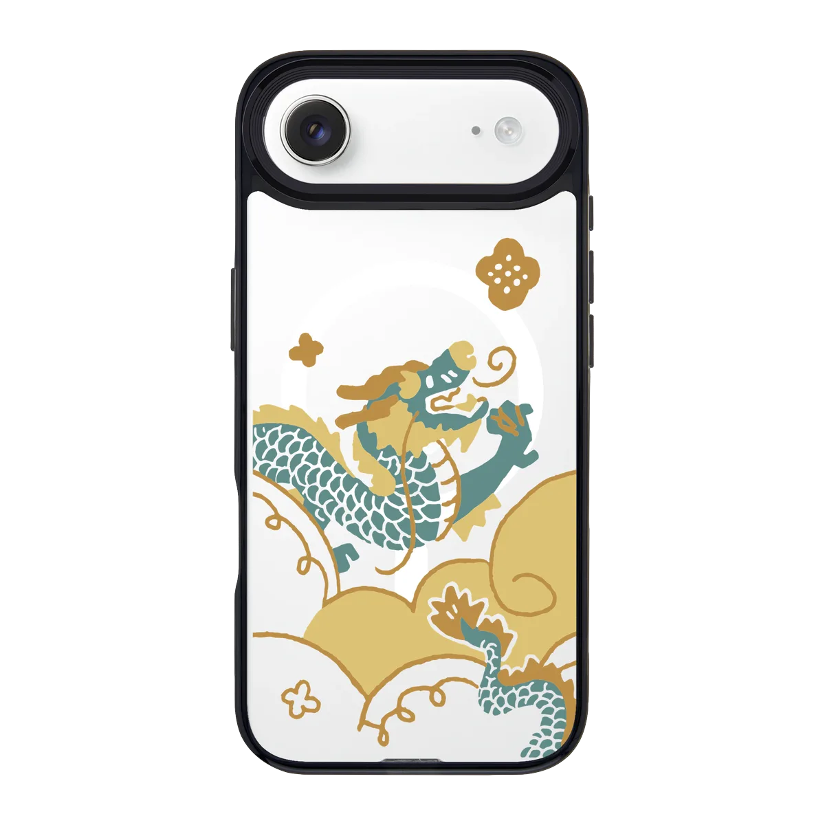 5596-iphone-17-air-goldensnap-case-magsafe-compatible-transparent-black