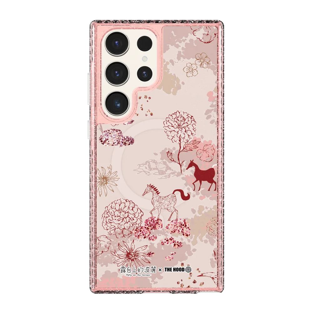 5629-galaxy-s23-ultra-golden-case-magsafe-compatible-pink-glitter