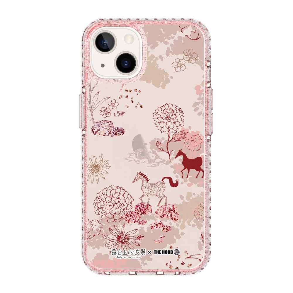 5629-iphone-13-golden-case-magsafe-compatible-pink-glitter
