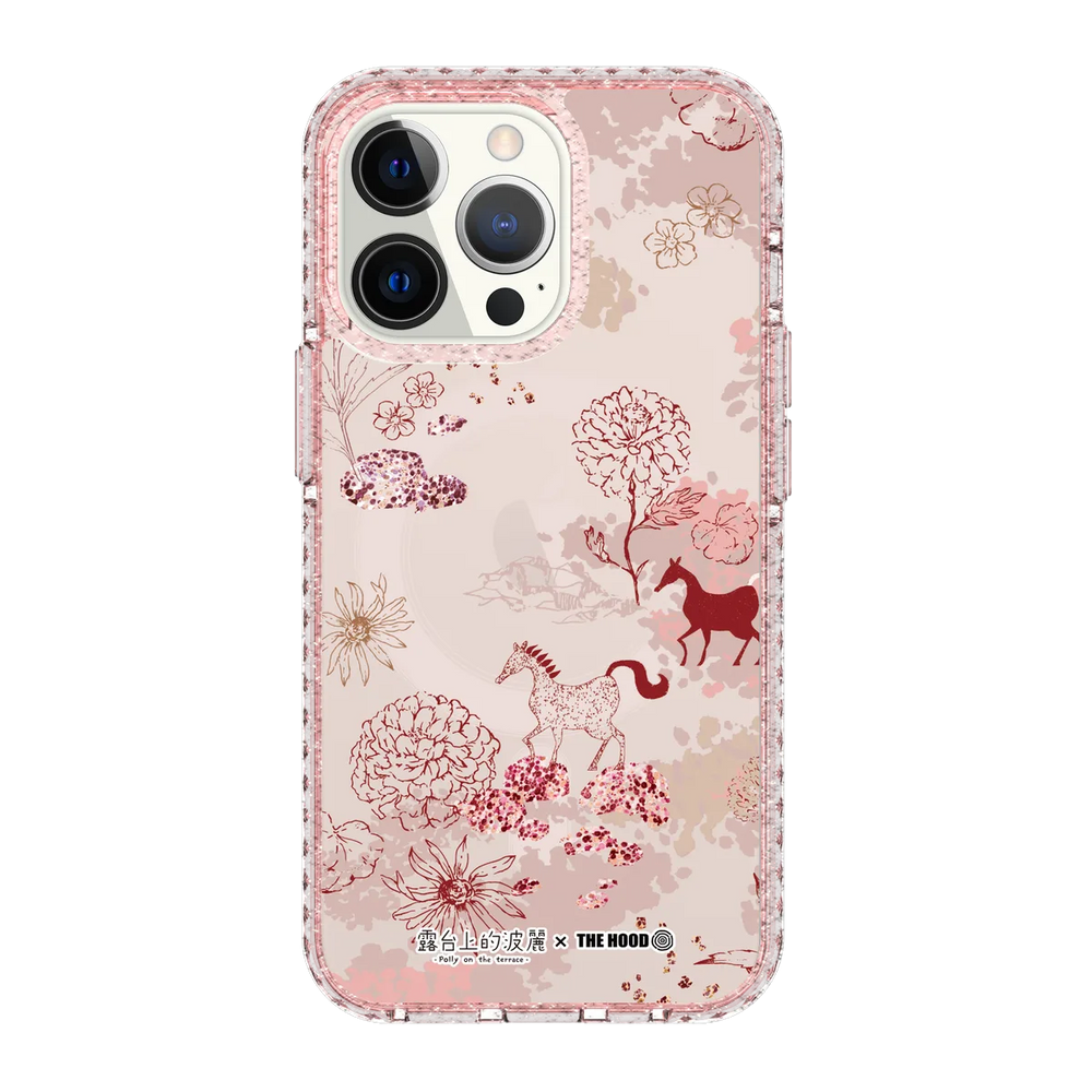 5629-iphone-13-pro-golden-case-magsafe-compatible-pink-glitter