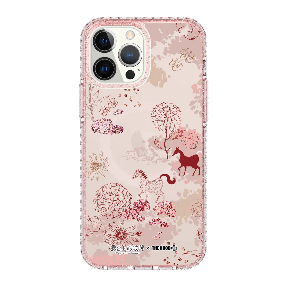 5629-iphone-13-pro-max-golden-case-magsafe-compatible-pink-glitter