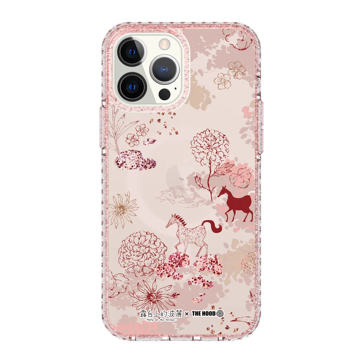 5629-iphone-13-pro-max-golden-case-magsafe-compatible-pink-glitter