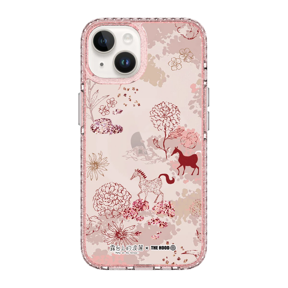5629-iphone-14-golden-case-magsafe-compatible-pink-glitter
