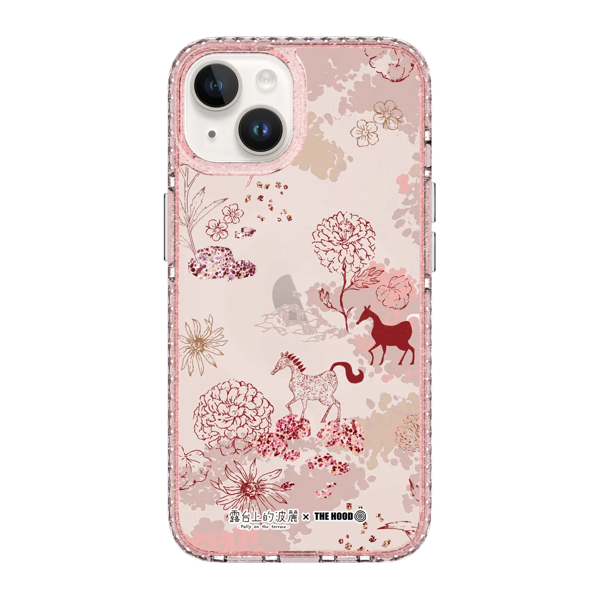 5629-iphone-14-golden-case-magsafe-compatible-pink-glitter