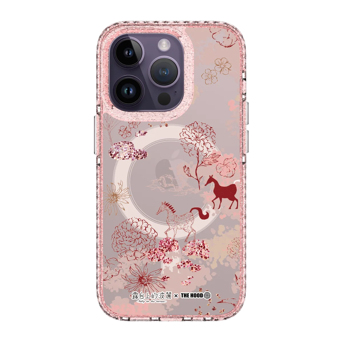 5629-iphone-14-pro-golden-case-magsafe-compatible-pink-glitter
