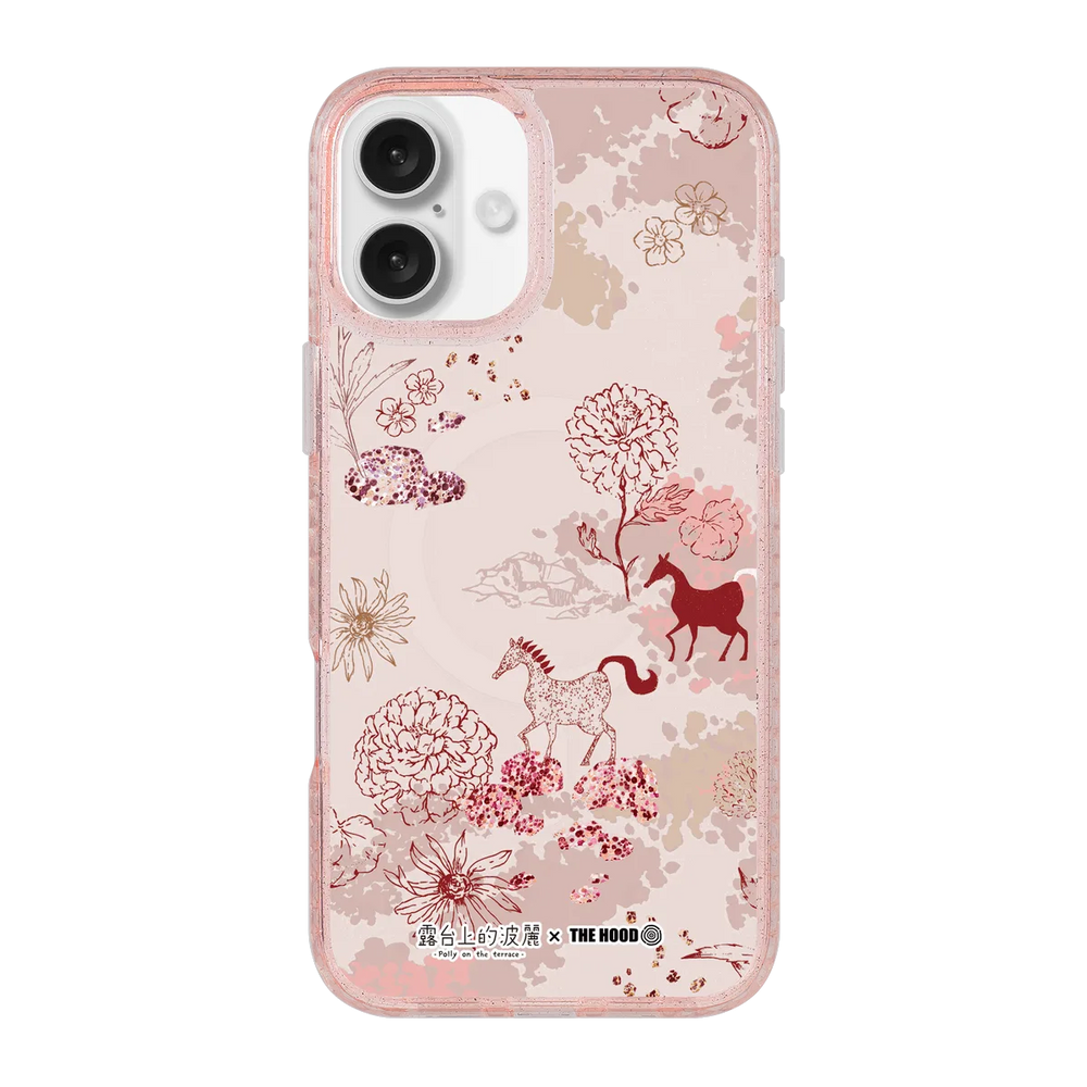 5629-iphone-16-plus-golden-case-magsafe-compatible-pink-glitter
