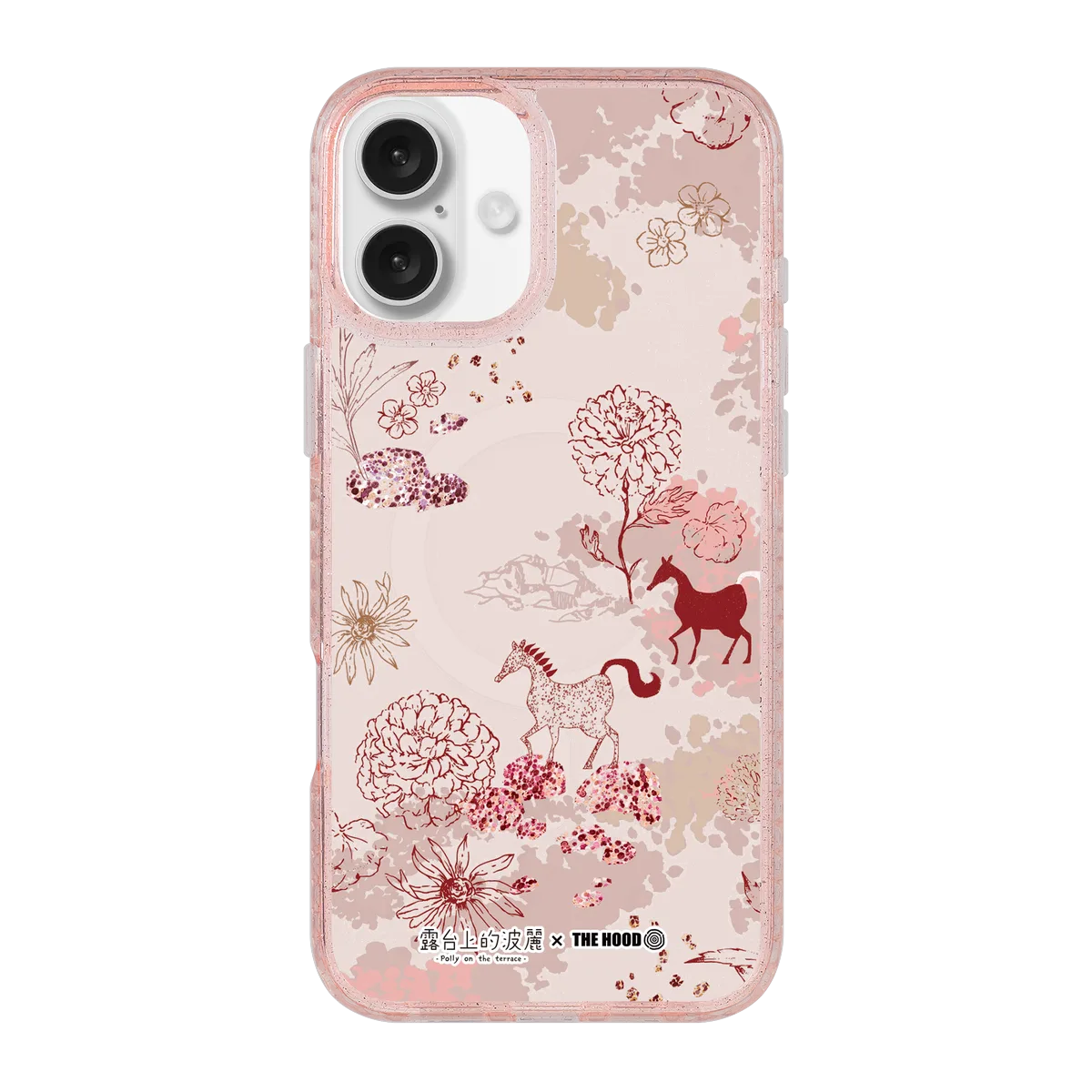 5629-iphone-16-plus-golden-case-magsafe-compatible-pink-glitter
