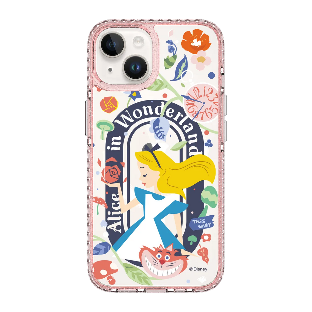 5637-iphone-14-golden-case-magsafe-compatible-pink-glitter