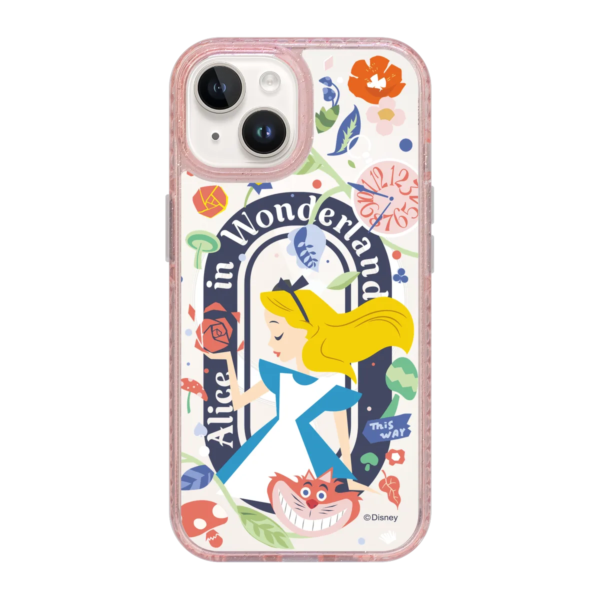5637-iphone-15-golden-case-magsafe-compatible-pink-glitter