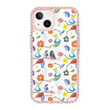 5638-iphone-13-golden-case-magsafe-compatible-pink-glitter
