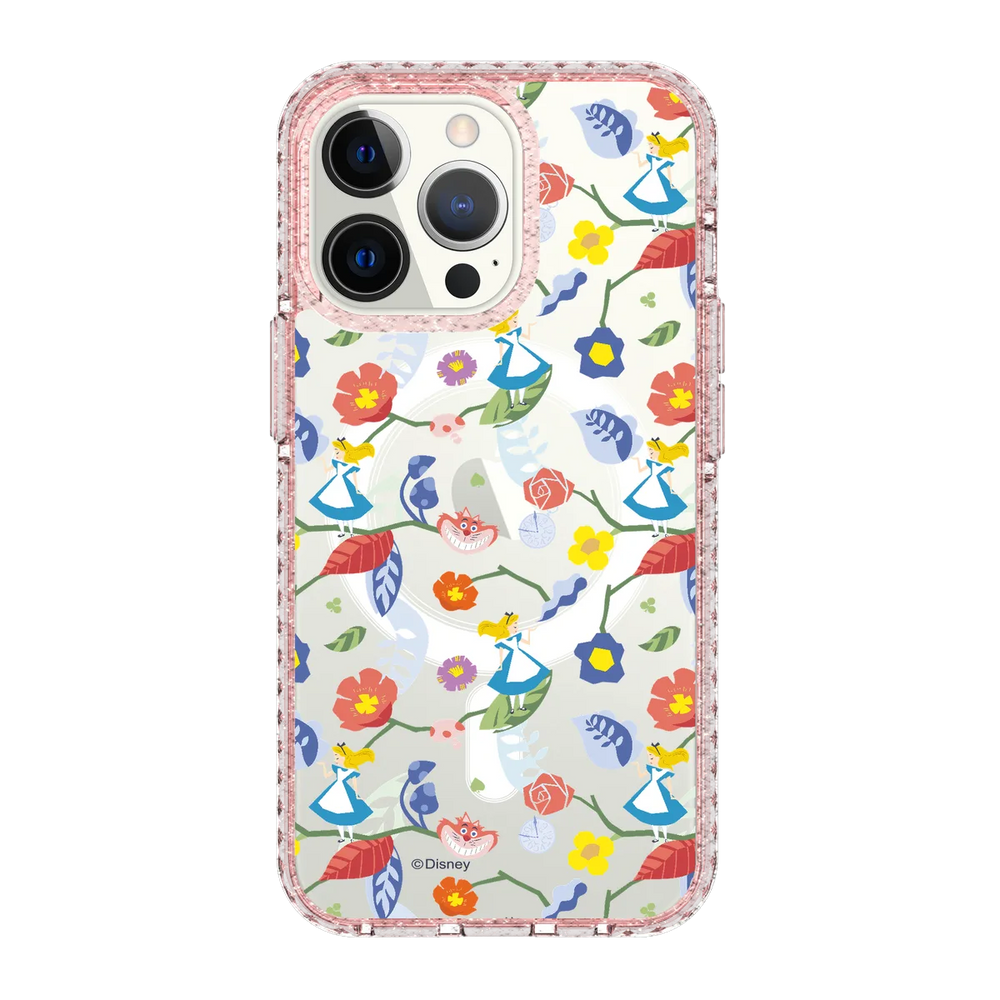 5638-iphone-13-pro-golden-case-magsafe-compatible-pink-glitter