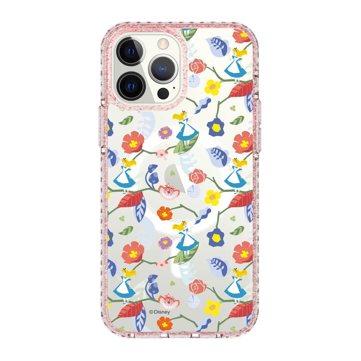 5638-iphone-13-pro-max-golden-case-magsafe-compatible-pink-glitter