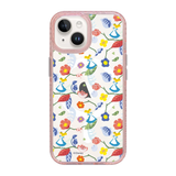 5638-iphone-15-golden-case-magsafe-compatible-pink-glitter