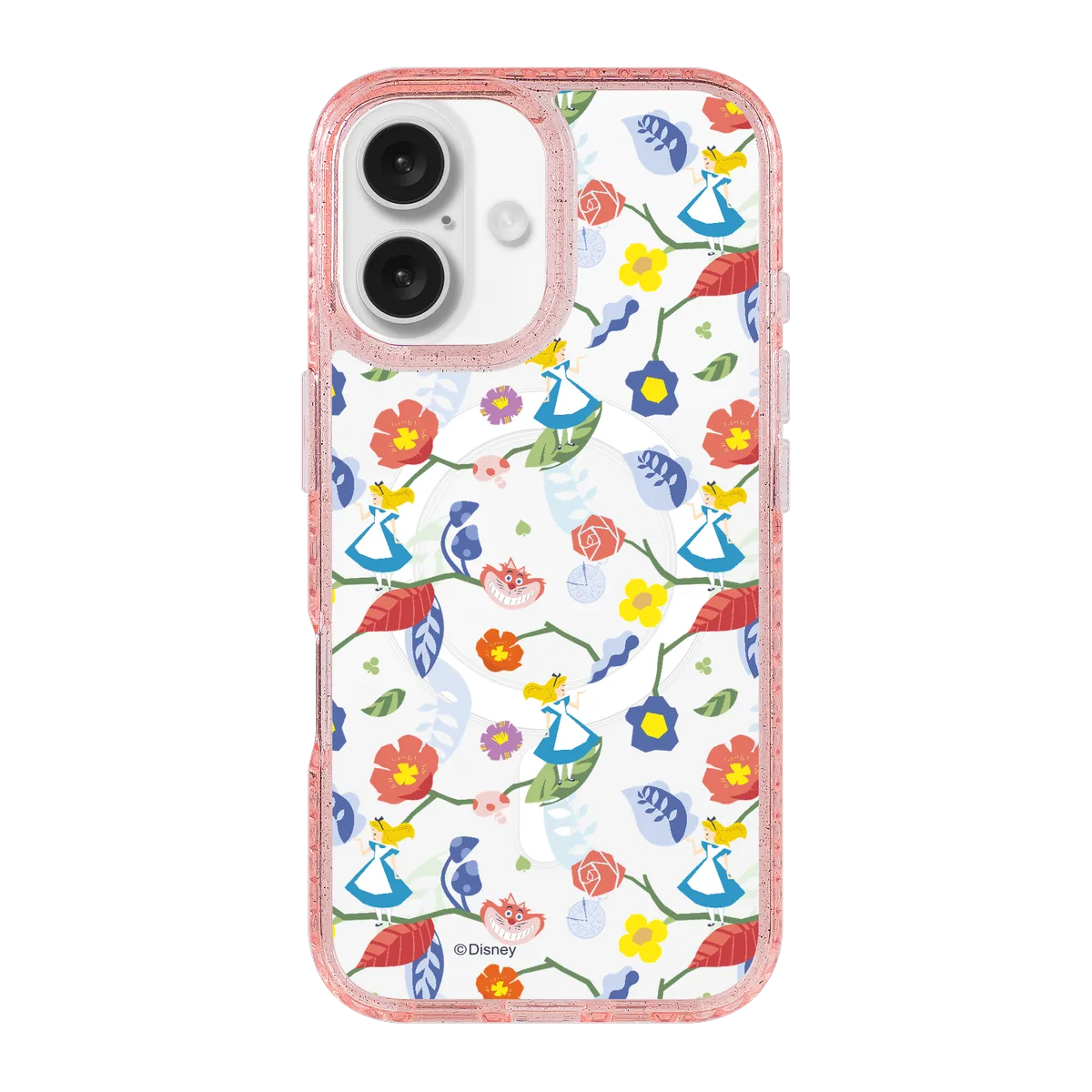 5638-iphone-16-golden-case-magsafe-compatible-pink-glitter