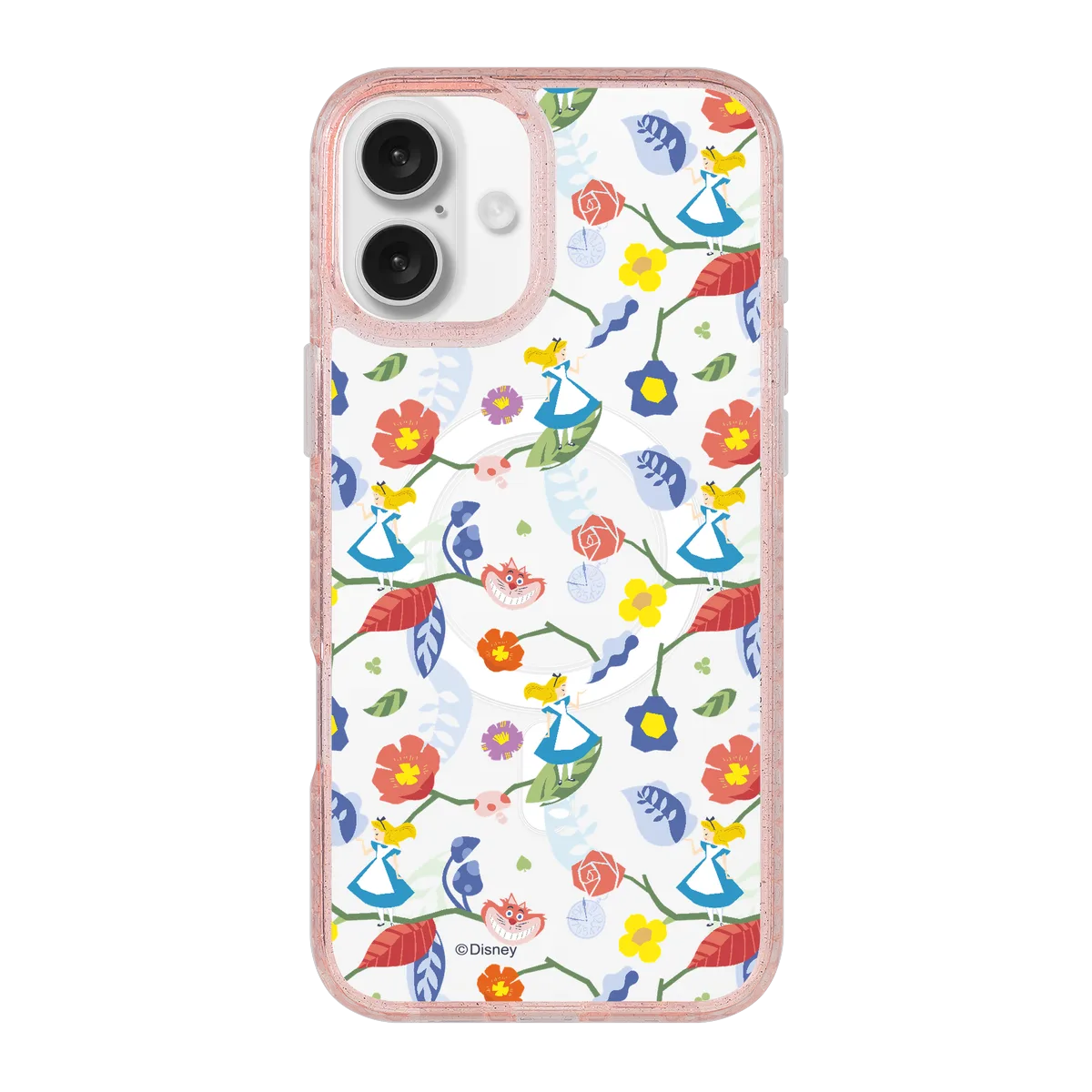 5638-iphone-16-plus-golden-case-magsafe-compatible-pink-glitter