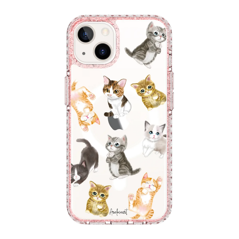 5648-iphone-13-golden-case-magsafe-compatible-pink-glitter