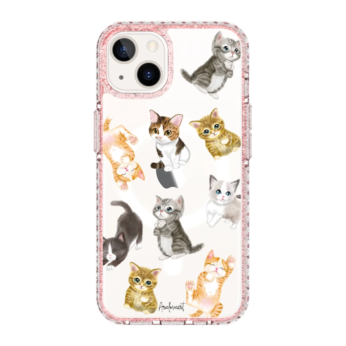 5648-iphone-13-golden-case-magsafe-compatible-pink-glitter