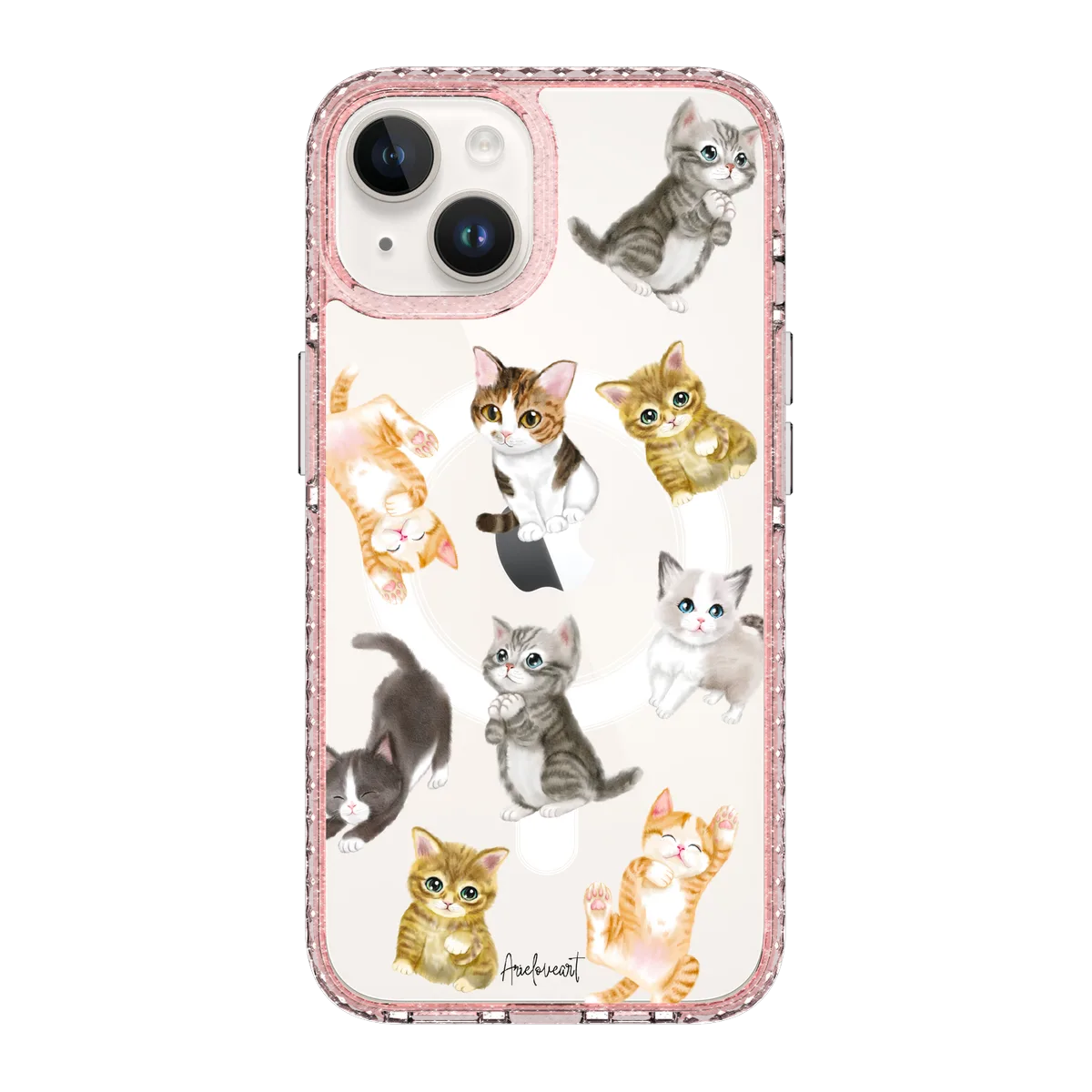 5648-iphone-14-golden-case-magsafe-compatible-pink-glitter