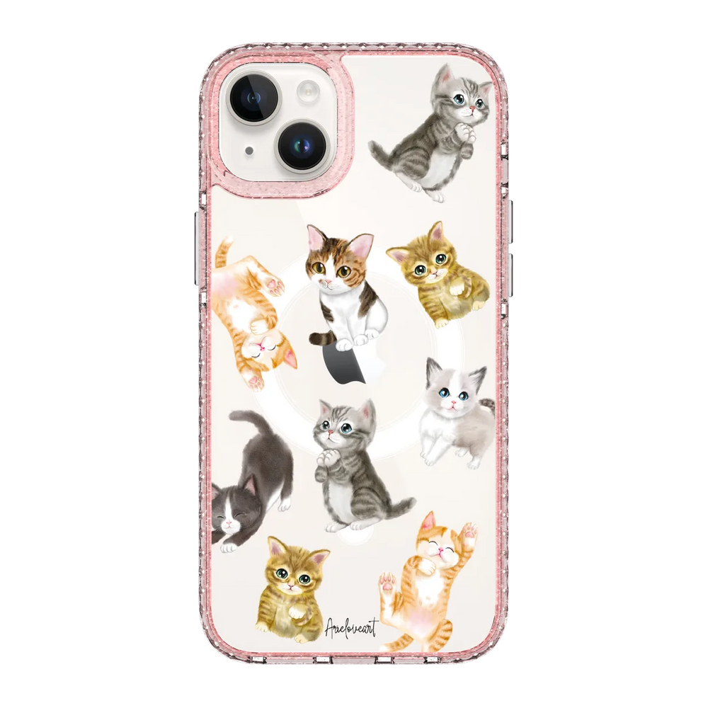 5648-iphone-14-plus-golden-case-magsafe-compatible-pink-glitter