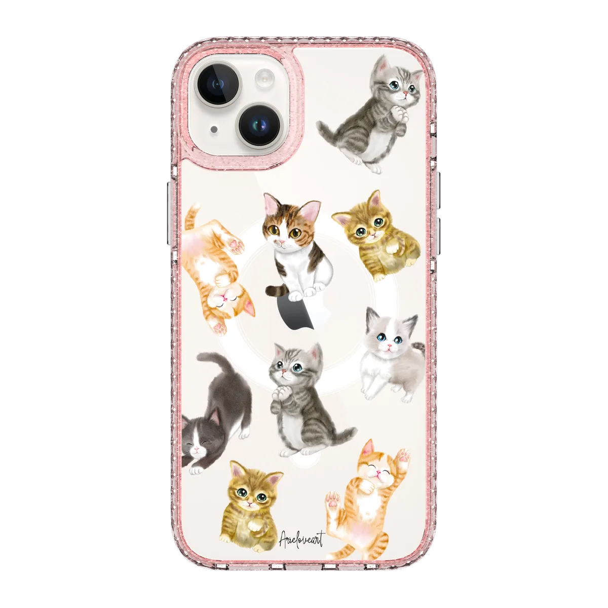 5648-iphone-14-plus-golden-case-magsafe-compatible-pink-glitter