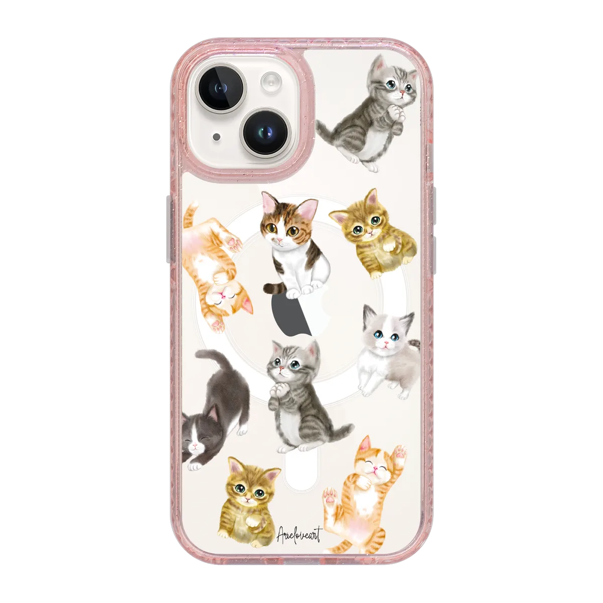 5648-iphone-15-golden-case-magsafe-compatible-pink-glitter