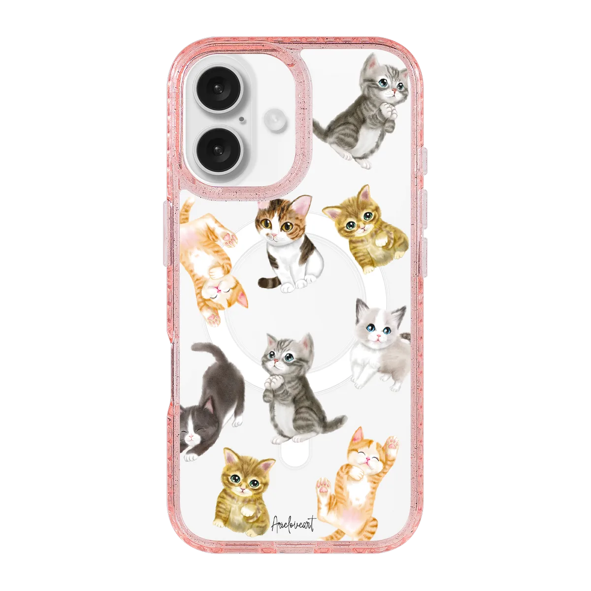 5648-iphone-16-golden-case-magsafe-compatible-pink-glitter