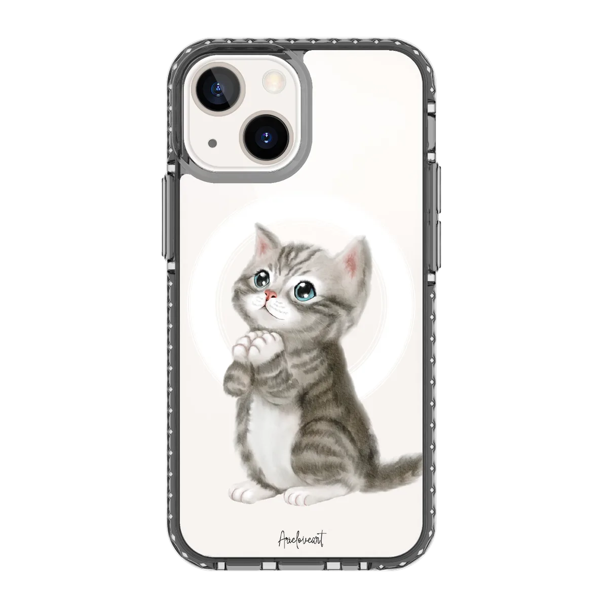 5651-iphone-13-mini-golden-case-magsafe-compatible-transparent-black
