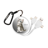 5651 Grey Kitten - Multi PD Fast Charging Cable