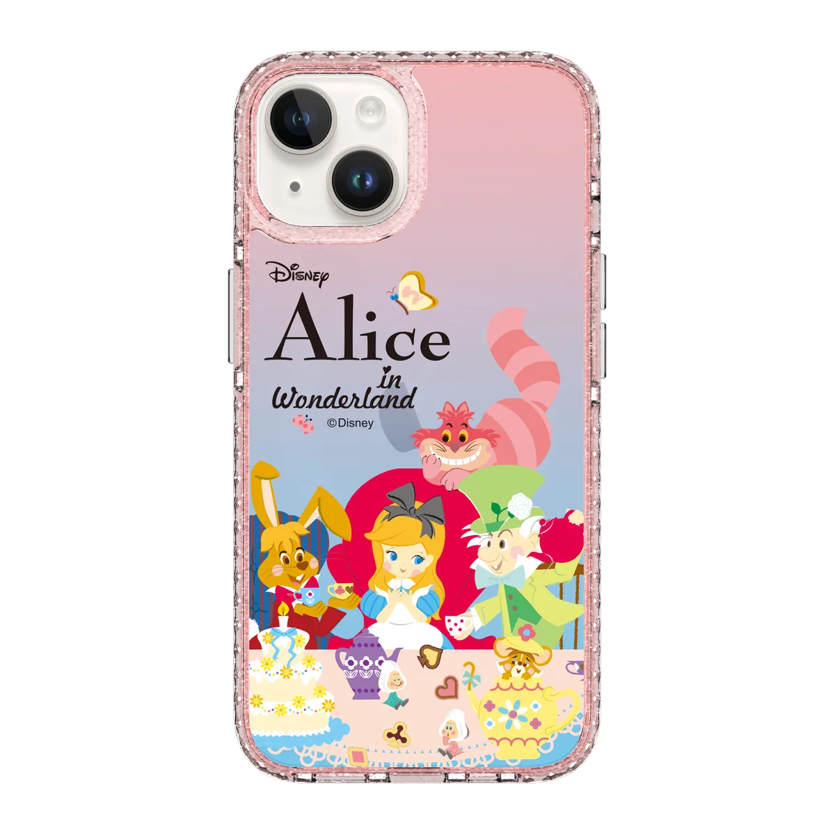 5665-iphone-14-golden-case-magsafe-compatible-pink-glitter