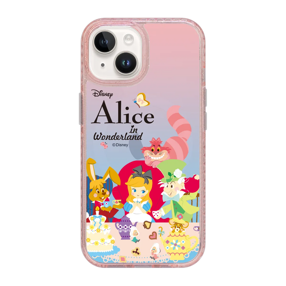 5665-iphone-15-golden-case-magsafe-compatible-pink-glitter