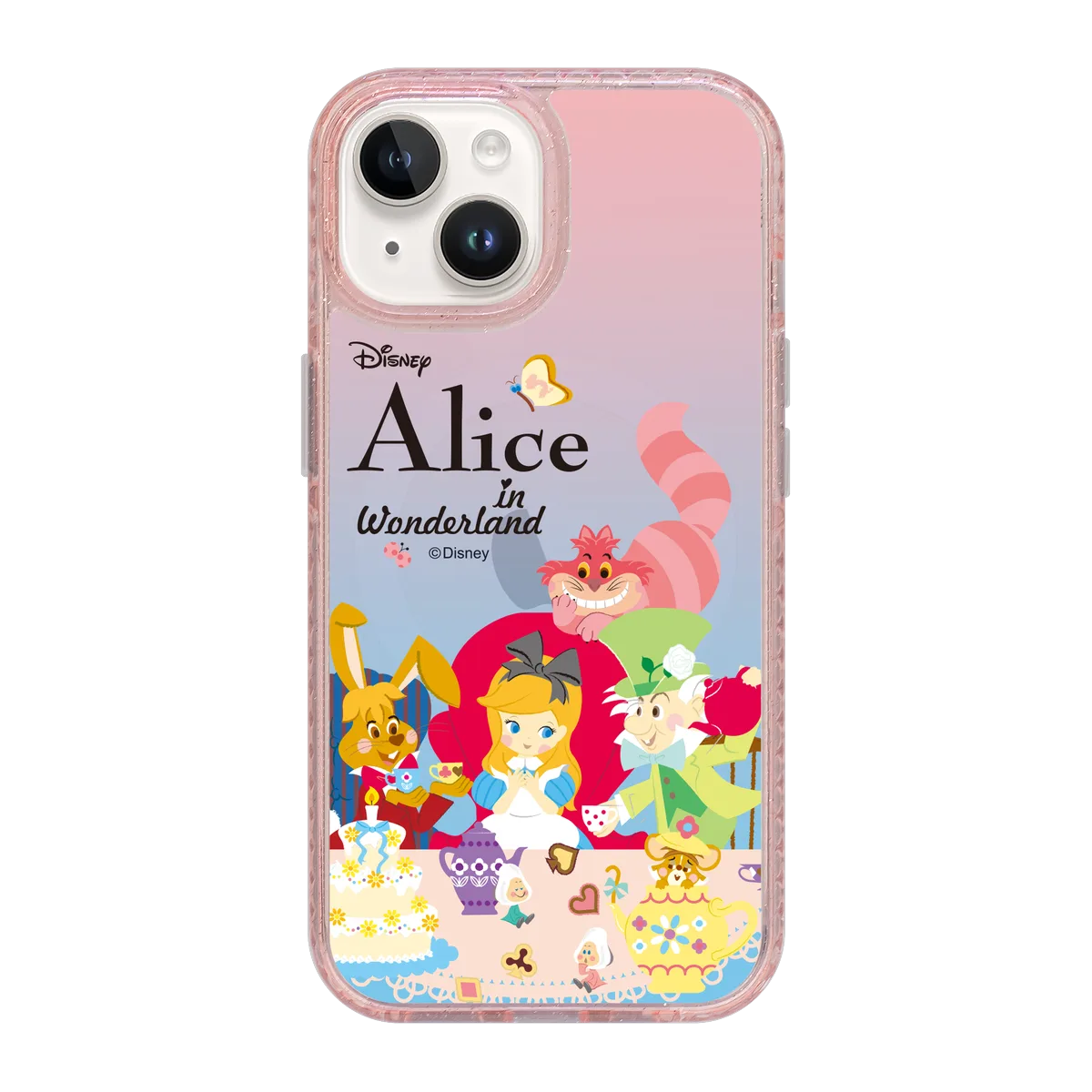 5665-iphone-15-golden-case-magsafe-compatible-pink-glitter