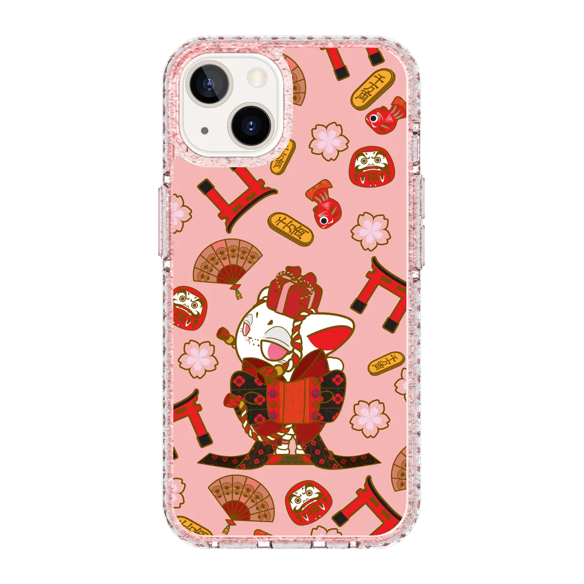 5689-iphone-13-golden-case-magsafe-compatible-pink-glitter