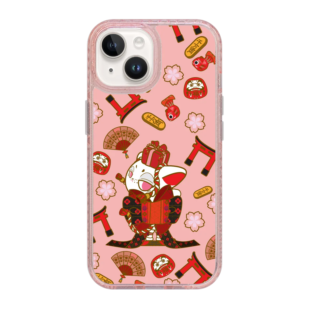 5689-iphone-15-golden-case-magsafe-compatible-pink-glitter