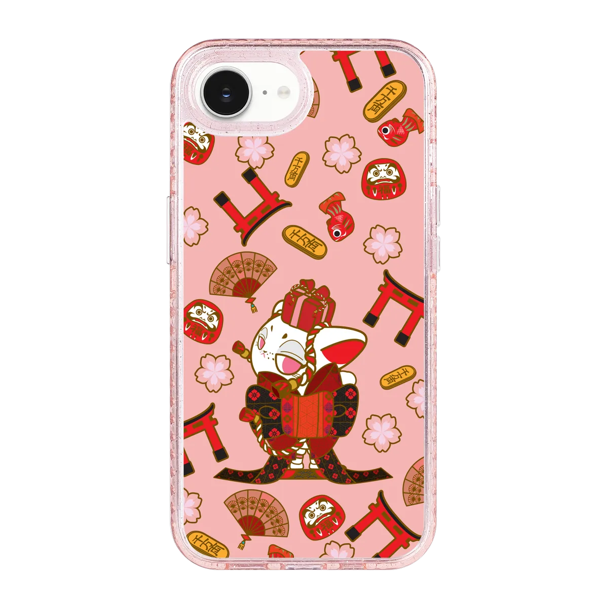 5689-iphone-16-e-golden-case-magsafe-compatible-pink-glitter