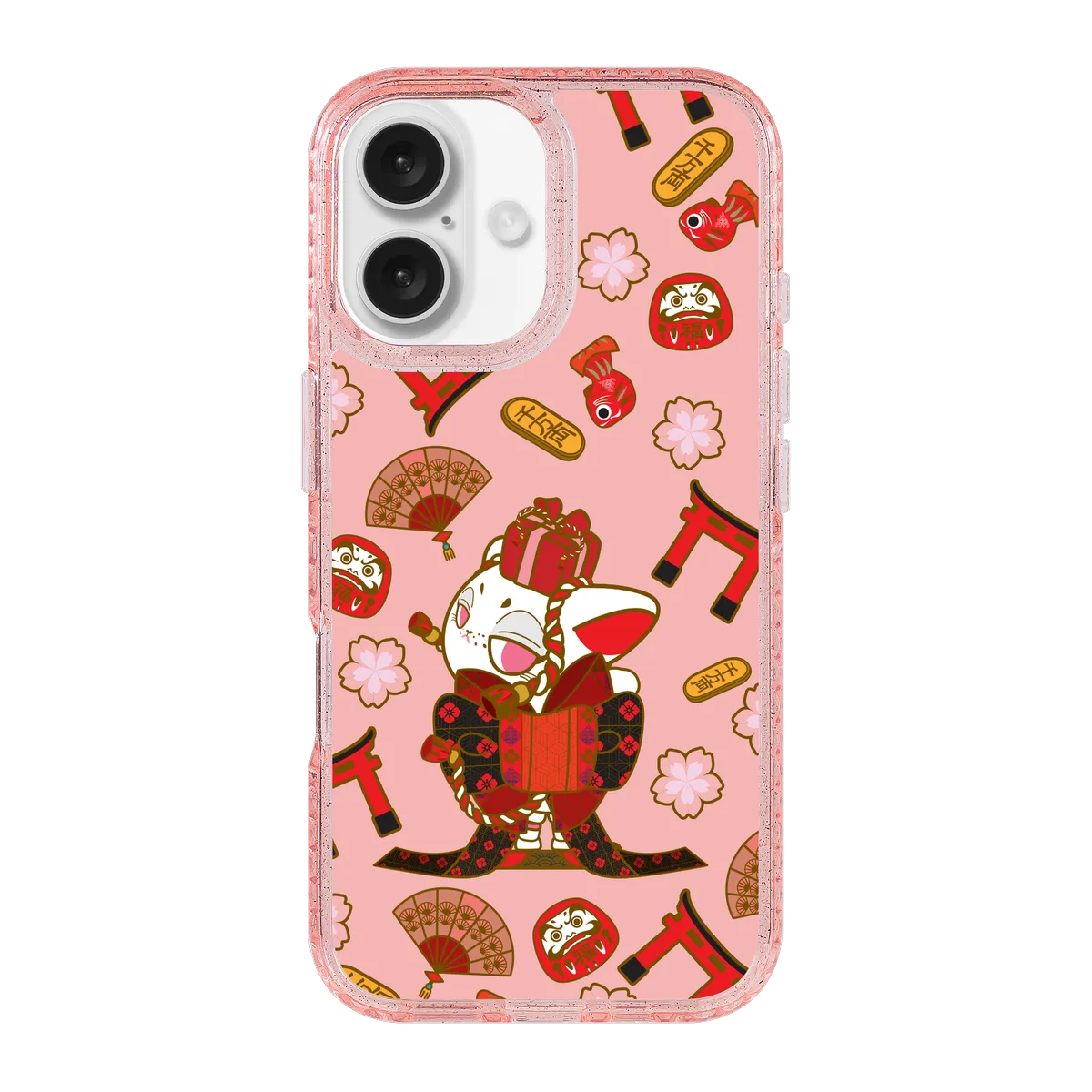 5689-iphone-16-golden-case-magsafe-compatible-pink-glitter
